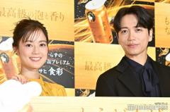 生田絵梨花＆山崎育三郎、ビール新CMで抜群コンビネーション「2人のハーモニーがピッタリ」デュエットに自画自賛のイメージ画像