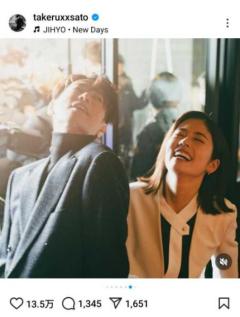 『私の夫と結婚して』佐藤健×小芝風花、仲睦まじい撮影オフショット大量公開にファン歓喜“仲良いのめっちゃ伝わってくる”