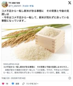 米が余って余ってしょうがない。損切り