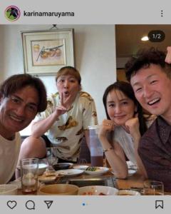 丸山桂里奈、矢田亜希子、ラビットメンバーで食事会。夫婦で“極太”太もも写真公開“素敵な集まりですね”