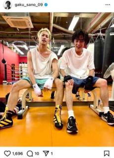 佐野岳、吉村界人とボクシングトレーニング！ 「推し×推し」の鍛え上げられた肉体美にファン熱狂