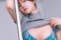 けんけん、脱ぎ掛けたわわ