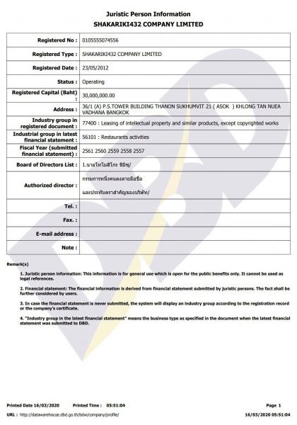 Dbd タイ商務省 Datawareho タイの日本食 日本料理店総合スレ In 画像掲示板 爆サイ Comタイ版