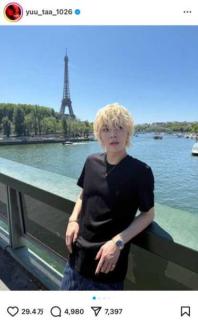 NCT 127・中本悠太、パリで魅せた圧巻のビジュアル「天使が降臨したみたい」