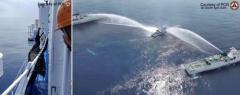 海警局が再度放水砲発射日本供与の巡視船が損傷のイメージ画像