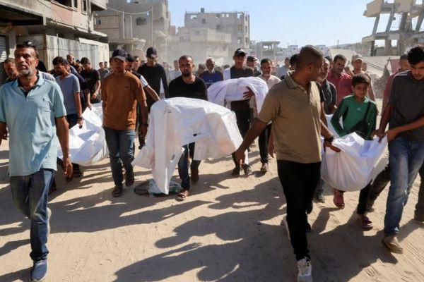 ガザ地区全域でイスラエル軍の攻撃により、101人のパレスチナ人が死亡