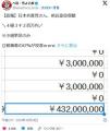 共産党供託金没収額４億３２００万円..