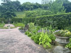 深山公園のベンチ