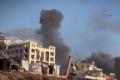 イスラエル軍の攻撃により、ガザ地区..