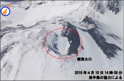 秋田駒ヶ岳 火山活動の高まり 低周波地震と火山性微動が発生