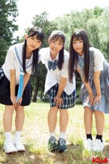 “乃木坂46公式ライバル”僕が見たかった青空・金澤亜美＆須永心海＆萩原心花、ミニスカ制服姿が眩しい＜独占カットあり＞
