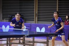新潟大・蛯沢愛菜/森岡恭加、1回戦突破＜卓球・全日学2024女子複1回戦結果＞