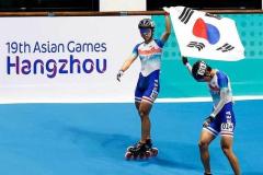 【ハプニング】ローラースケート韓国代表がゴール前にガッツポーズして金メダルと兵役免除を逃すのイメージ画像