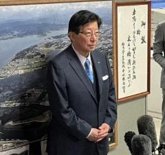 「県政の空白を短くする」静岡県・川勝知事、辞職前倒しの理由説明のイメージ画像