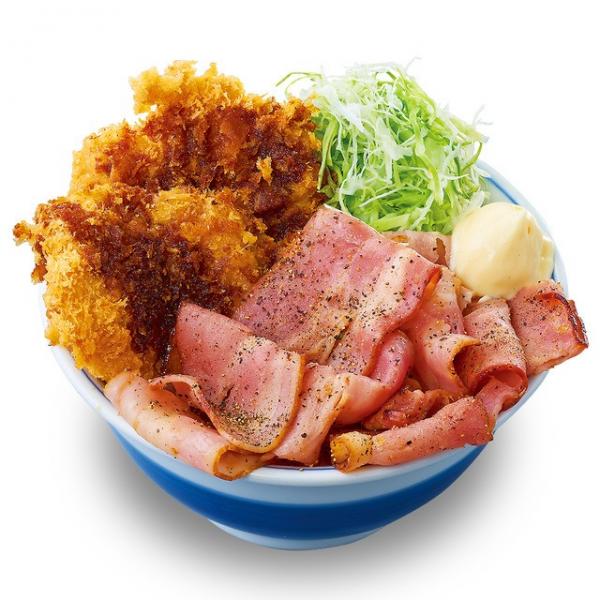 15万食限定、合い盛りシリーズ！かつや「どっさりベーコンとチキンカツ」が新登場