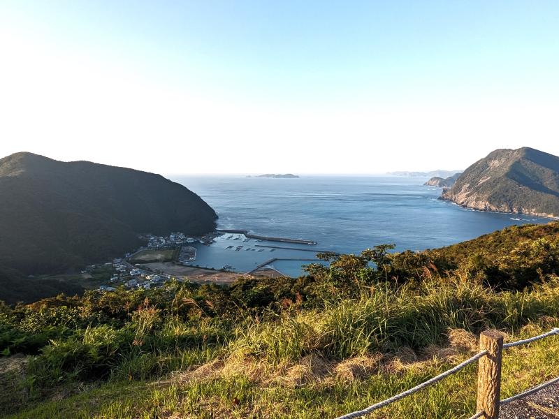 高平展望公園から見みおろす海のイメージ画像