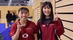 早稲田大・黒野葵衣、女子シングルス2連覇達成 0-3から大逆転勝利＜卓球・全日学2022＞