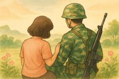国境のタイ人兵士、「母の日」に寄せた感動の手紙