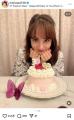 谷まりあ、誕生日にケーキと花束のサ..