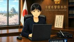 本物の本部長がモデル、人工知能使った「AI本部長」誕生 千葉県警のイメージ画像