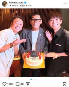 明石家さんまの「かっこいい背中」に後輩芸人感銘！河井ゆずるが明かす古希祝いで感じた“レジェンド”の存在感のイメージ画像