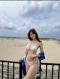 桃里れあ、ビーチで魅せた美白美乳ボディに反響「まさに女神」「フィギュアみたい」