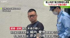 犯行グループの後ろ盾か 暴力団幹部の男ら逮捕・送検 男性刺された殺人未遂事件 札幌市豊平区のイメージ画像