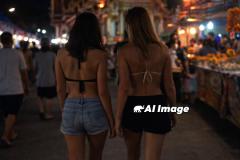 ビキニ姿の外国人女性がプーケットの寺院イベントに、服装の適切性めぐり議論のイメージ画像