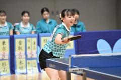 女子1部では中大、専大、日体大が連勝スタート＜2025年春季関東学生卓球リーグ・女子＞