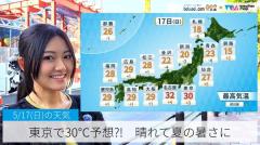東京で30℃予想？！晴れて夏の暑さに