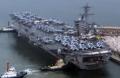 「尹元大統領が乗った米軍航空母艦」をドローンで撮影した中国人留学生、拘束＝ 韓国
