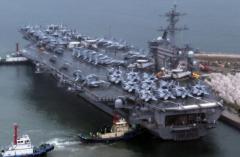 「尹元大統領が乗った米軍航空母艦」をドローンで撮影した中国人留学生、拘束＝ 韓国