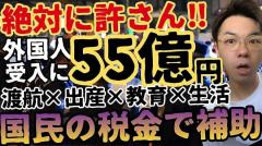 「日本人は外国人のために納税している」外国人受け入れに55億円投入の異常事態のイメージ画像
