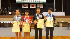 木下アカデミー・岡本翼と張本美和が2冠を達成＜卓球・全日本カデット2022＞