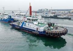 中国初の水素・電動タグボートが青島港に配備、技術的空白を埋める