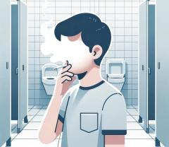 14歳少年が妊娠中の17歳彼女を見舞う病院トイレで喫煙、院長に怒られビンタされ通報のイメージ画像