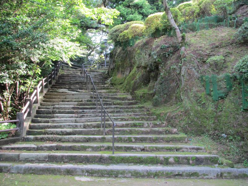諫早城の石段のイメージ画像