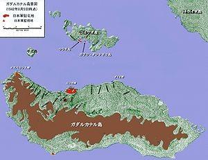 1942年8月7日、ガダルカ