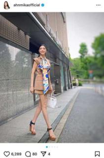 アンミカ、“大人の短パンコーデ”生足美脚際立つ私服ショット公開に「目の保養になりました」のイメージ画像