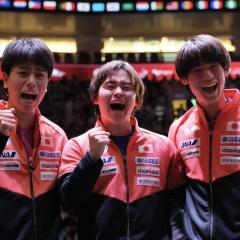 世界卓球、日本勢64年ぶり金つかんだ！逆転で男子ダブルスが決勝戦制すのイメージ画像