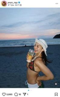 ゆきぽよ、海BBQで夏満喫！ビキニ姿で極上ボディ披露に「可愛い過ぎ」「素敵な美女」と反響