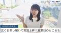 広く日差し届いて気温上昇！