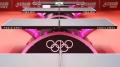 パリ五輪の公式卓球台は黒とピンクを..