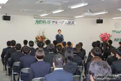 ＮＥＸＵＳグループが入社式、新入社員８２名のうち半数超が女性
