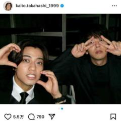 King & Prince髙橋海人、中村倫也との“バディ”共演に愛を叫ぶ 「オレコノヒトスキ」とドラマ撮影の裏側公開