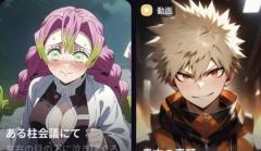 AIキャラチャットアプリ、「鬼滅の刃」「ヒロアカ」のキャラを“無断で広告利用”か Xで物議にのイメージ画像