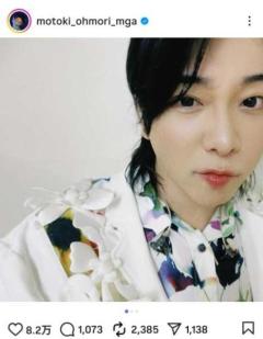 ミセス大森元貴「うたコン」でのヘアスタイルが話題！ハーフアップ披露し「見惚れました」「ビジュうううううう」のイメージ画像