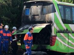 「バスが燃えている！」走行中のバスが火を噴いているのを目撃 けが人なし【岡山・東区】のイメージ画像
