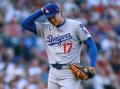 ドジャース、4連敗で地区2位転落大谷翔平は2年ぶり古巣登板で5回途中4失点先制点演出の12戦連続安打も勝利繋がらず