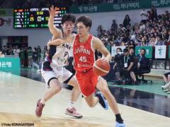 バスケ日本代表の韓国遠征初戦は黒星…元Bリーグ選手中心の3P攻勢に苦戦のイメージ画像